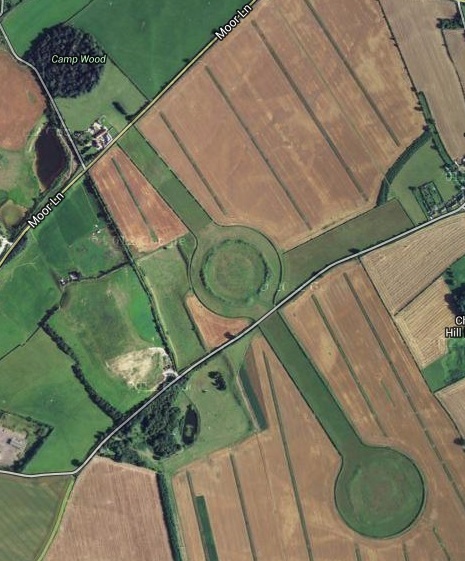 Thornborough Henge in England. Image by