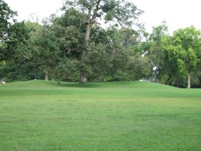Group of Four Mounds called the Bird within the Great Circle at Newark, OH. Group of Four Mounds called the Bird within the Great Circle at Newark, OH.