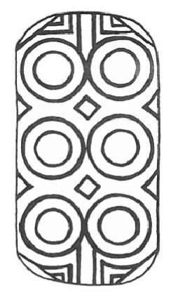 Grave Creek Tablet. after Eastman drawing and Schoolcraft 1851.