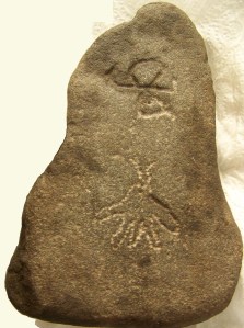 Inscribed stone found in rural New York This stone with a Latin inscription was found in rural New York.